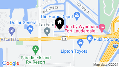 Map of 1871 NW 31st Ct, Fort Lauderdale FL, 33309