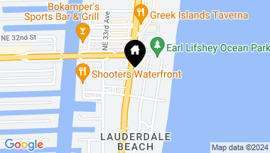 Map of 3040 N Ocean Blvd # N203, Fort Lauderdale FL, 33308