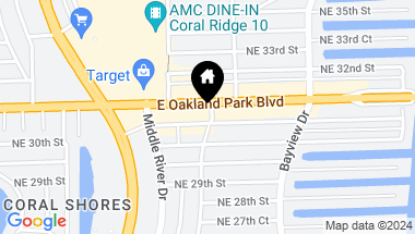 Map of 2630 E Oakland Park Blvd, Fort Lauderdale FL, 33306