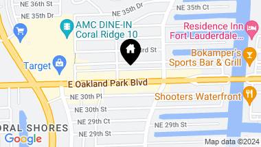 Map of 2727 E Oakland Park Blvd 100, Fort Lauderdale FL, 33306