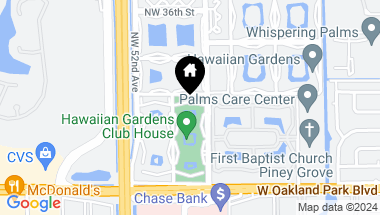 Map of 5051 W Oakland Park Blvd 112, Lauderdale Lakes FL, 33313