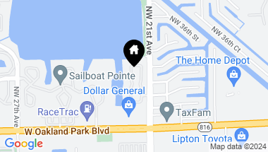 Map of 3219 NW 22ND AVE, Oakland Park FL, 33309