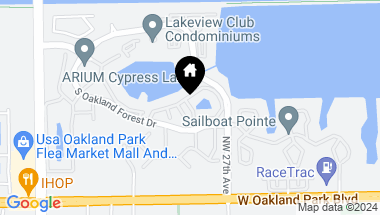 Map of 2765 S Oakland Forest Dr 103, Oakland Park FL, 33309