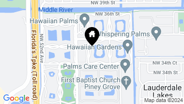 Map of 3406 NW 49th Ave 611, Lauderdale Lakes FL, 33319