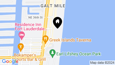 Map of 3430 Galt Ocean Drive 1510, Fort Lauderdale FL, 33308