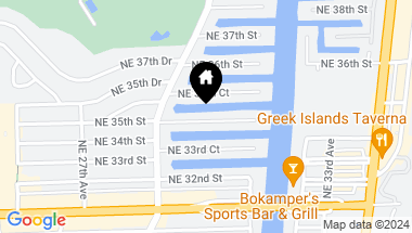Map of 2835 NE 35th St, Fort Lauderdale FL, 33306