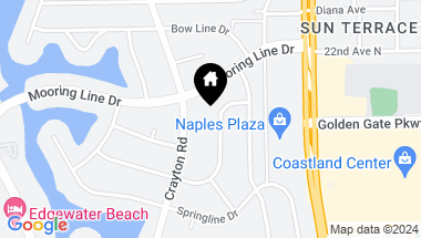Map of 679 Rudder RD, NAPLES FL, 34102