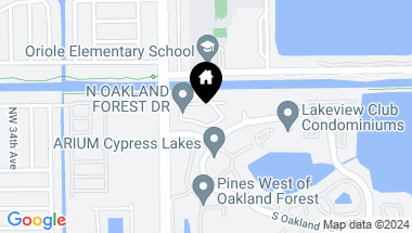Map of 3071 N Oakland Forest Dr 103, Oakland Park FL, 33309