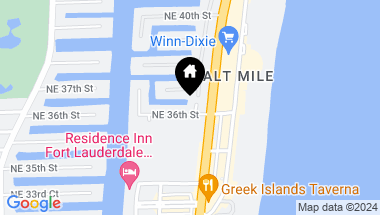 Map of 3333 NE 36th St 5, Fort Lauderdale FL, 33308