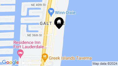 Map of 3600 Galt Ocean Drive 5f, Fort Lauderdale FL, 33308