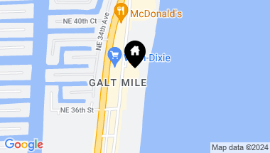 Map of 3800 Galt Ocean Drive 908, Fort Lauderdale FL, 33308