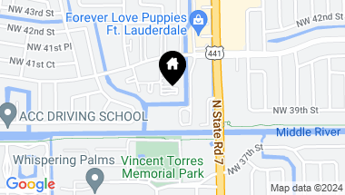 Map of 3940 NW 42nd Ave 120, Lauderdale Lakes FL, 33319