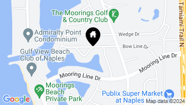 Map of 450 BOW LINE BEND, NAPLES FL, 34103