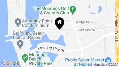 Map of 450 Bow Line BEND, NAPLES FL, 34103