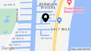 Map of 3317 NE 38 Street, Fort Lauderdale FL, 33308
