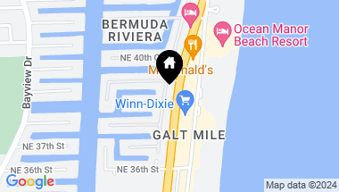 Map of 3909 N Ocean Blvd # 215, Fort Lauderdale FL, 33308