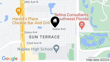 Map of 1200 Diana AVE, NAPLES FL, 34103