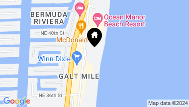 Map of 3900 Galt Ocean Dr 908, Fort Lauderdale FL, 33308
