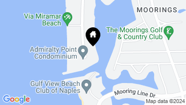 Map of 2400 Gulf Shore BLVD N Unit: PH2, NAPLES FL, 34103