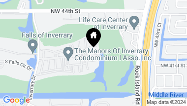 Map of 4164 Inverrary Dr 312, Lauderhill FL, 33319