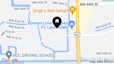 Map of 4211 NW 41st St 202, Lauderdale Lakes FL, 33319