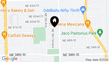 Map of 4044 NE 5th Terrace, Oakland Park FL, 33334
