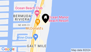 Map of 4020 Galt Ocean Dr 1503, Fort Lauderdale FL, 33308