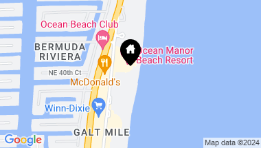 Map of 4020 Galt Ocean Dr # 512, Fort Lauderdale FL, 33308