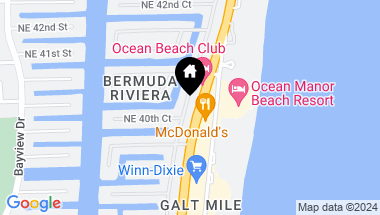 Map of 4041 N Ocean Blvd # 301, Fort Lauderdale FL, 33308