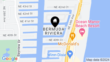 Map of 44 Fort Royal Is, Fort Lauderdale FL, 33308