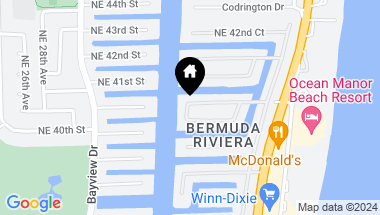 Map of 19 Fort Royal Is, Fort Lauderdale FL, 33308
