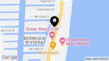 Map of 4143 N Ocean Blvd # 209, Fort Lauderdale FL, 33308