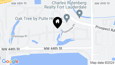 Map of 2605 Primrose Place, Oakland Park FL, 33309