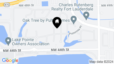 Map of 4482 Silverwood Lane S Lot 167, Oakland Park FL, 33309