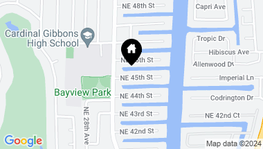 Map of 3031 NE 45th St., Fort Lauderdale FL, 33308