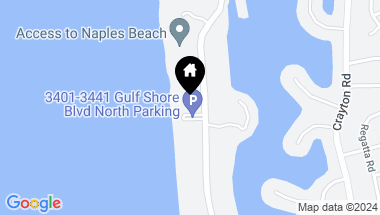 Map of 3401 Gulf Shore BLVD N # D Unit: PH-D, NAPLES FL, 34103