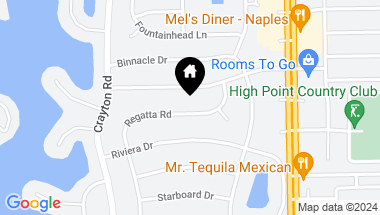 Map of 675 Regatta RD, NAPLES FL, 34103