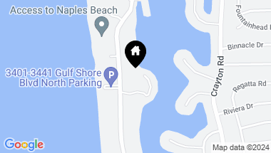 Map of 3420 Gulf Shore BLVD N # 21, NAPLES FL, 34103