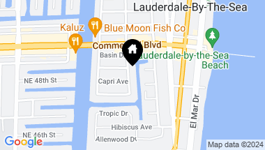 Map of 4306 E TRADEWINDS AVE Two, Lauderdale By The Sea FL, 33308
