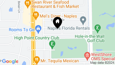 Map of 1141 Wisconsin DR, NAPLES FL, 34103