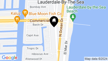 Map of 4321 Bougainvilla Dr, Lauderdale By The Sea FL, 33308