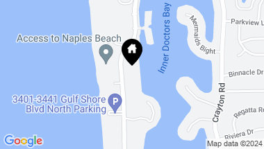 Map of 3450 Gulf Shore BLVD N # 305, NAPLES FL, 34103