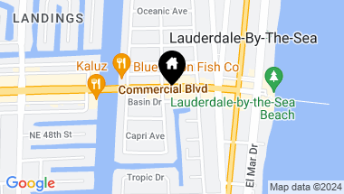 Map of 240 E Commercial Boulevard, Lauderdale By The Sea FL, 33308