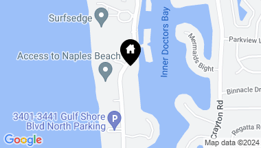 Map of 3500 Gulf Shore BLVD N # 105, NAPLES FL, 34103