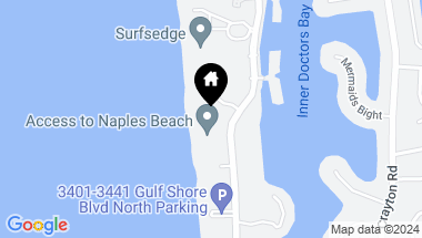Map of 3951 Gulf Shore BLVD N # 1105, NAPLES FL, 34103