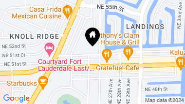 Map of 2455 NE 51st Street E102, Fort Lauderdale FL, 33308