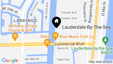 Map of 4431 W Tradewinds Ave, Lauderdale By The Sea FL, 33308