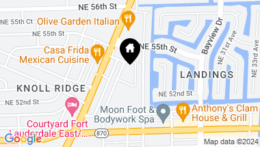 Map of 5300 NE 24th Ter 418, Fort Lauderdale FL, 33308