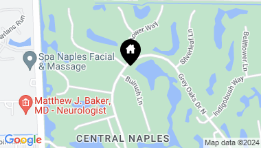 Map of 2610 Bulrush LN, NAPLES FL, 34105