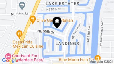 Map of 2841 NE 55th St, Fort Lauderdale FL, 33308